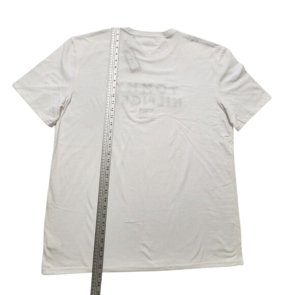 Tommy Hilfiger Men's Short-Sleeve Crewneck Embroidery T-Shirt 2XL White - Picture 5 of 10